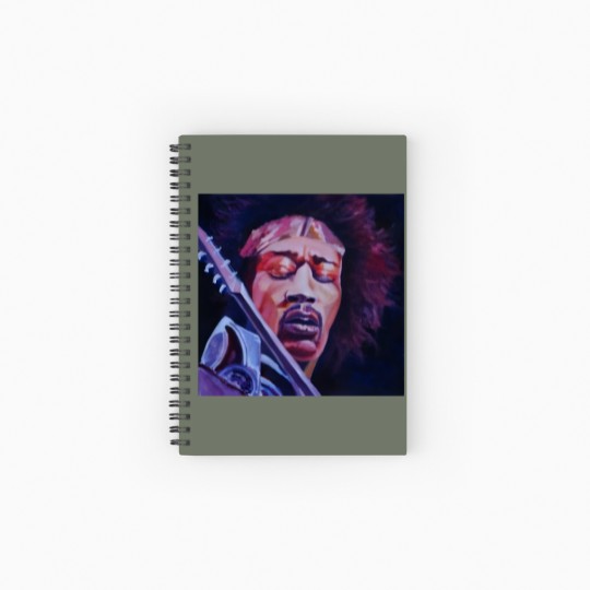 Discover Jimi Hendrix Spiral Notebooks   Ruled Line