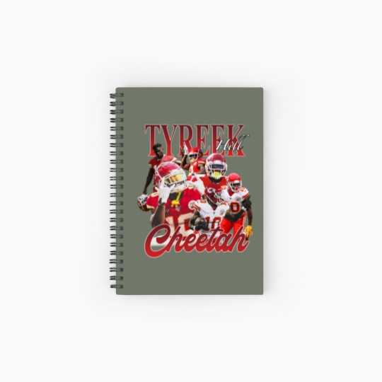 Discover Tyreek Hill Vintage 90s Graphic Spiral Notebook - Bootleg Rap Style