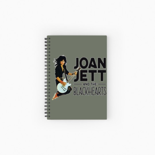 Discover Joan Jett & The Blackhearts Spiral Notebooks   Ruled Line, Rock Band Spiral Notebooks   Ruled Line