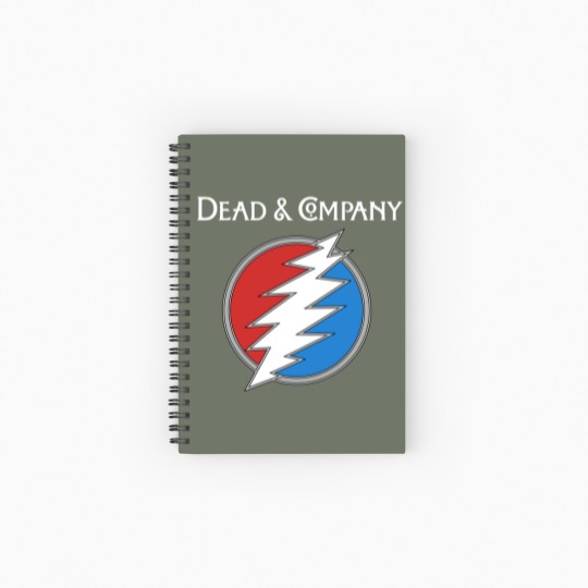 Discover Dead & Company Spiral Notebooks   Ruled Line Vintage Dead And Company Grateful