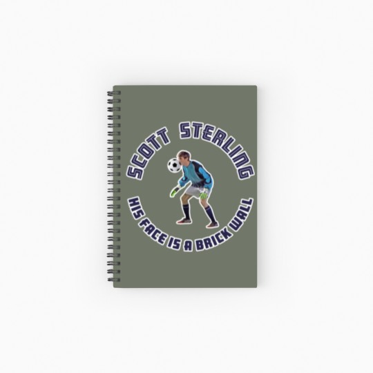 Discover Studio C - Scott Sterling - Brick wall Spiral Notebooks   Ruled Line