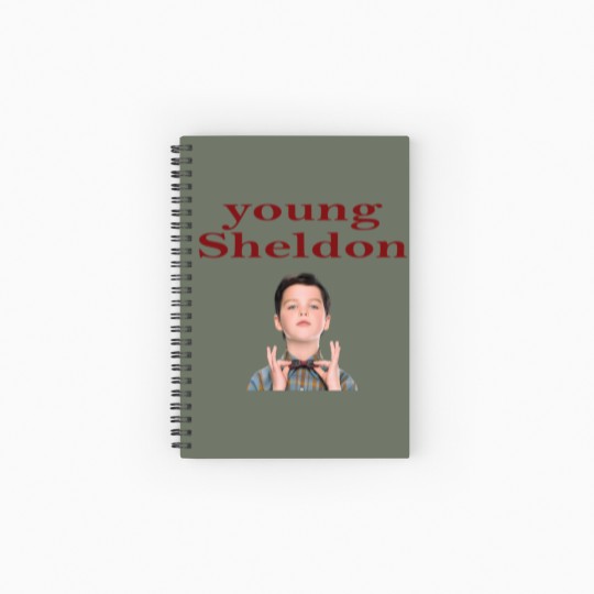 Discover Young Sheldon Spiral Notebook Collection