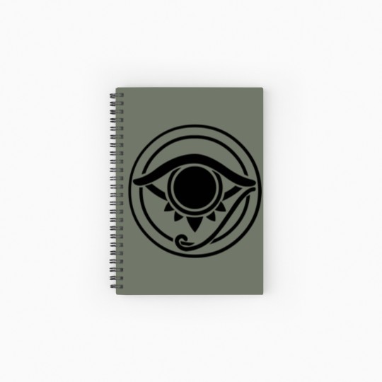 Discover All Seeing Eye Horus Egypt Ancient Myth Spiral Notebooks   Ruled Line