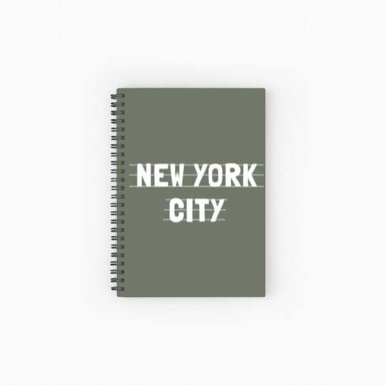 Discover New York city Spiral Notebooks   Ruled Line