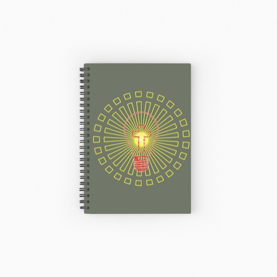 Discover Be A Light Spiral Notebooks   Ruled Line