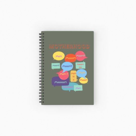 Discover Motherhood Mom Spiral Notebooks   Ruled Line