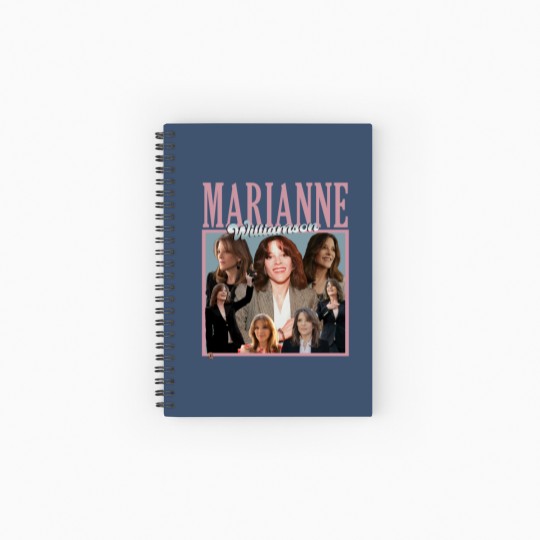 Discover Marianne Williamson Band Spiral Notebooks   Ruled Line, 2024 Music Tour Spiral Notebooks   Ruled Line, Gift For Fan