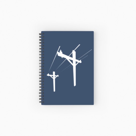 Discover Power lines Spiral Notebooks   Ruled Line