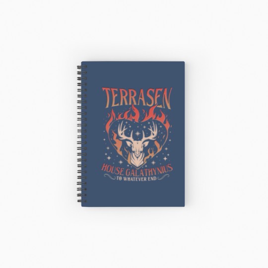 Discover Terrasen Acotar Spiral Notebook