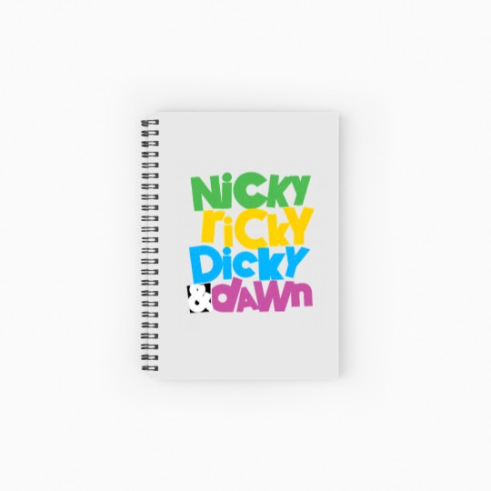 Discover nicky ricky dicky and dawn Spiral Notebooks   Ruled Line
