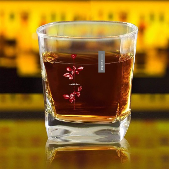 Discover 1990 Depeche Mode World Violator Concert Tour Square Whiskey Glasses