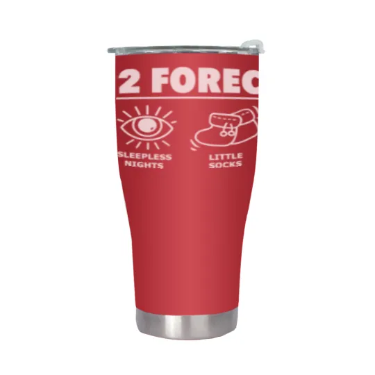 Discover 2022 Forecast New Dad Mom Baby Announcement Pregnancy Gift Stainless Steel Tumblers