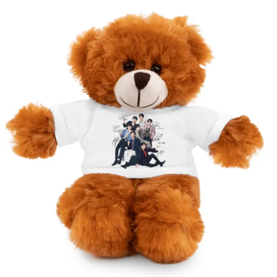 Discover Bts Stuffed Animals With Tee, Bts Sign Stuffed Animals With Tee, BTS Group Stuffed Animals With Tee