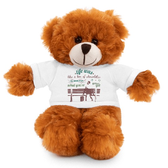 Discover Life is Like A Box of Chocolates  Unisex Stuffed Animals With Tee