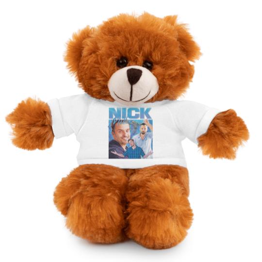 Discover Nick Miller Homage Stuffed Animals With Tee Stuffed Animals With Tee Top Funny TV Icon Gift Men's Women's Girl