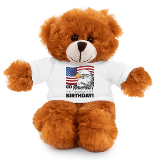 Discover 4th of July American Flag Eagle - 4th Of July - Stuffed Animals With Tee