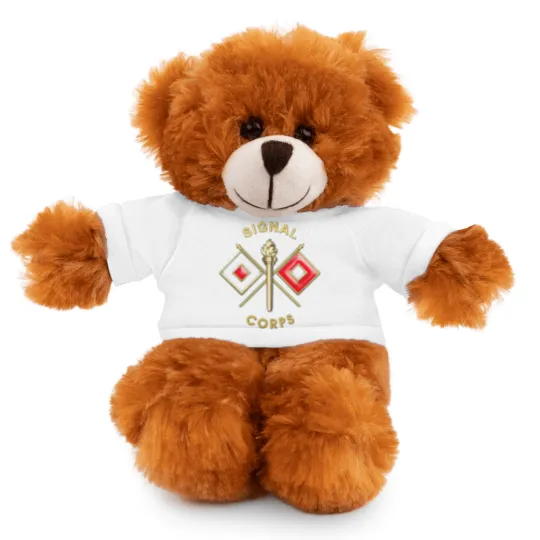 Discover Signal Corps Branch Insignia Stuffed Animals With Tee
