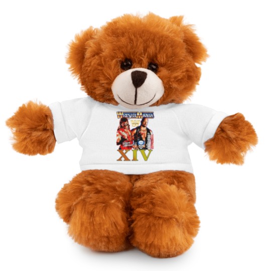 Discover New Wrestling Entertainment WrestleMania XIV 1998 Stone Cold Shawn Michaels Vintage Stuffed Animals With Tee