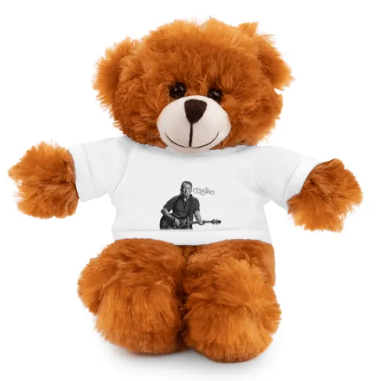 Discover SHUINIU Yes I Am Old But I Saw Bruce-Springsteen On Stage Stuffed Animals With Tee Vintage Gift Black