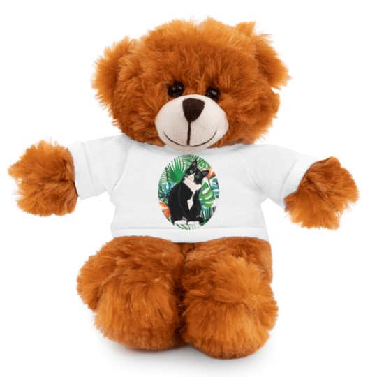 Discover Tuxedo Cat Tropical Gift Animal Lovers Stuffed Animals With Tee