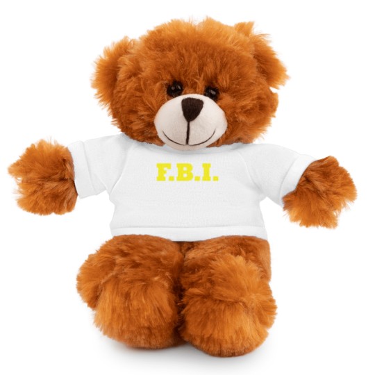 Discover Female Body Inspector Stuffed Animals With Tee FBI boys costume carnival logo