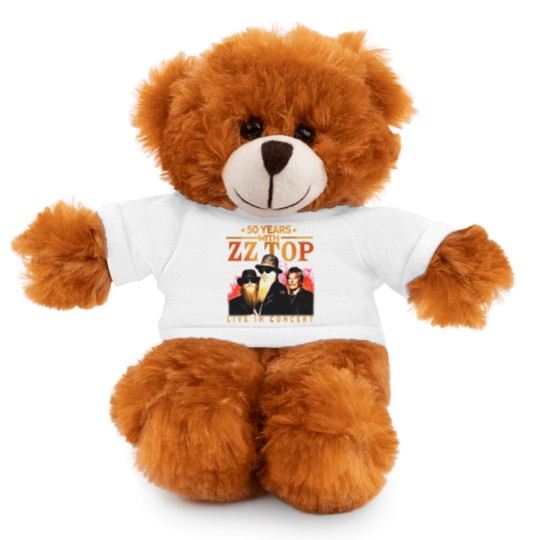 Discover ZZ Top 50 Years Live In Concert The Memories Stuffed Animals With Tee, ZZ Top Stuffed Animals With Tee
