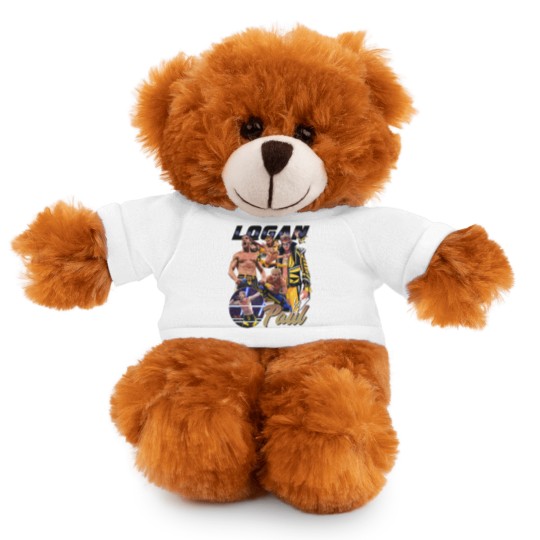 Discover Vintage 90s Graphic Style Logan Paul Stuffed Animals With Tee, Logan Paul Vintage Stuffed Animals With Tee Professional Wrestler Gift