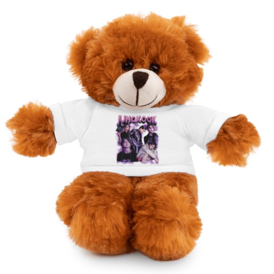 Discover Jungkook Stuffed Animals With Tee, Jungkook Vintage Style Stuffed Animals With Tee, Jungkook Vintage Unisex Stuffed Animals With Tee