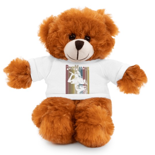 Discover Post Malone Rap Twelve Carat Tour Stuffed Animals With Tee, Post Malone Stuffed Animals With Tee, Post Malone Merch