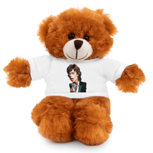 Discover Caricature of Mick Jagger Stuffed Animals With Tee