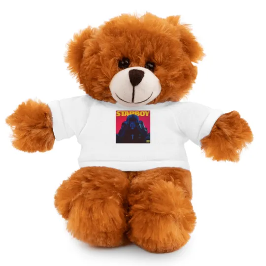 Discover Minimalist Album Music Stuffed Animals With Tee, Weeknds Starboy Tour Album