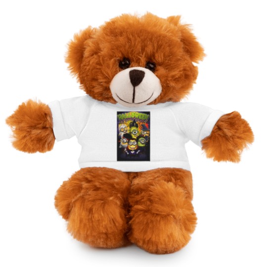 Discover Unisex Halloween Minions Jersey Short Sleeve Stuffed Animals With Tee