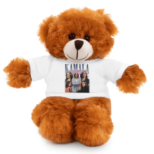 Discover KAMALA HARRIS Stuffed Animals With Tee | Kamala Harris Homage Stuffed Animals With Tee