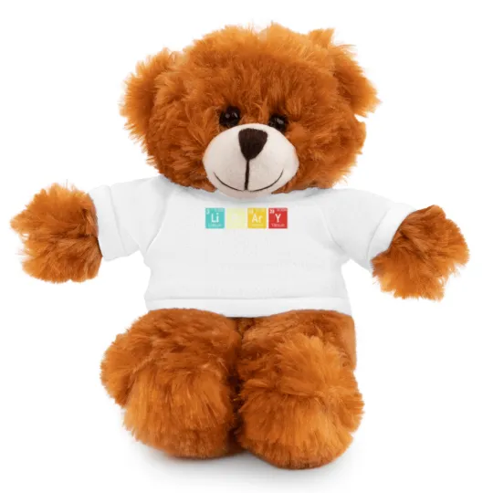Discover Library Periodic Table Library Reading Book Worms Stuffed Animals With Tee