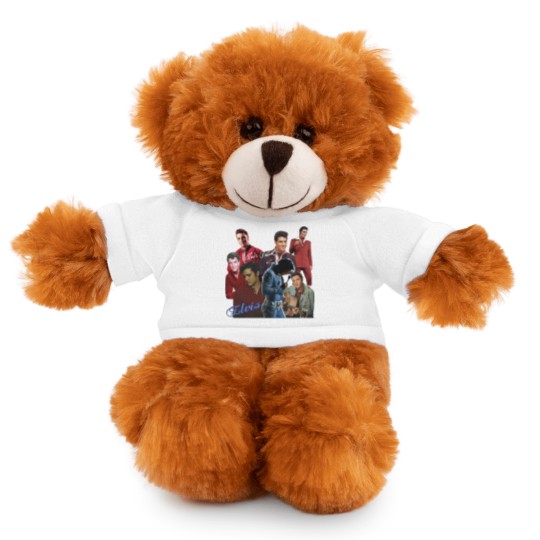 Discover Inspired Elvis Presley Graphic Signature T- Stuffed Animals With Tee Gift For Fan