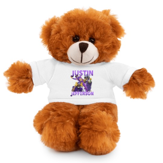 Discover Justin Jefferson Stuffed Animals With Tee, Justin Jefferson Stuffed Animals With Tee, Justin Jefferson Merch,Justin Jefferson Stuffed Animals With Tee