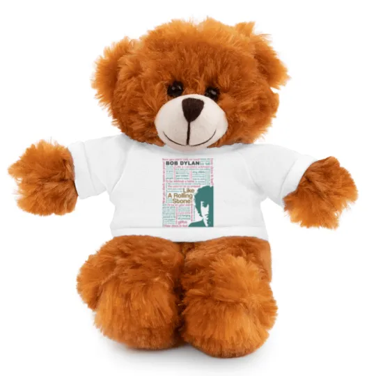 Discover Bob Dylan Like A Rolling Stone Stuffed Animals With Tee