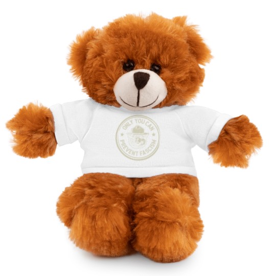 Discover Vintage Smokey The Resist Bear Only You Can Prevent Fascism Unisex Stuffed Animals With Tee