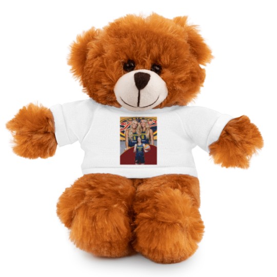 Discover Lexie Hull & Sophie Cunningham Indiana Fever Vintage Trio Stuffed Animals With Tee – Step Sisters Stuffed Animals With Tee