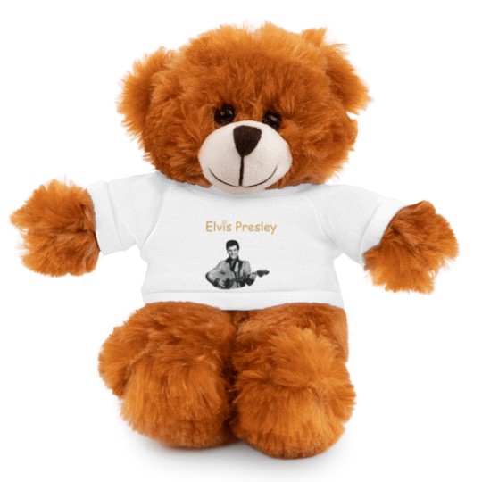 Discover Elvis Presley Stuffed Animals With Tee, Yes I Am Old But I Saw Elvis Presley On Stage Stuffed Animals With Tee, King Of Music Stuffed Animals With Tee