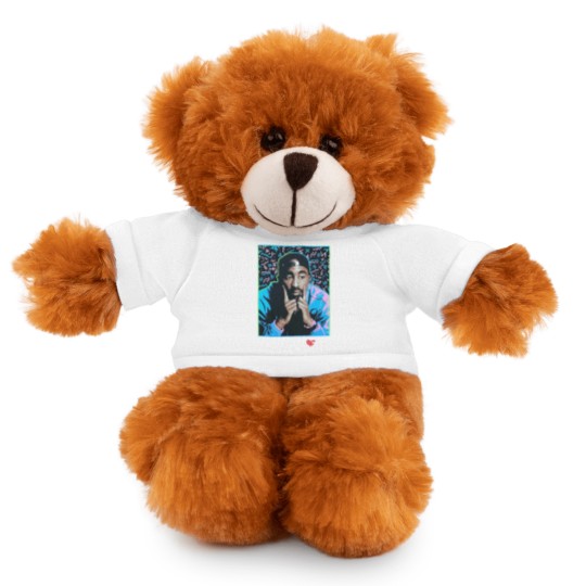 Discover Tupac Shakur Poetic Justice Black Stuffed Animals With Tee - NWT
