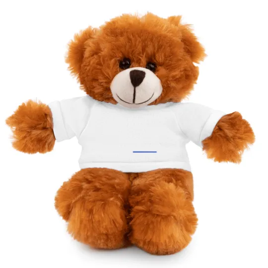 Discover BACK Print - Police Flag Trump Dance QR Code Comfort Colors Stuffed Animals With Tee,  Republican Stuffed Animals With Tee