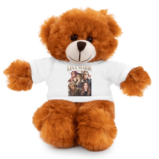 Discover Vintage Style Lisa Marie Presley 90s Vintage Stuffed Animals With Tee, Lisa Marie Presley Merch