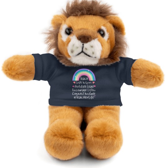 Discover Teacher Life Stuffed Animals With Tee, Teacher Gift, Teacher Stuffed Animals With Tee, Elementary School Teacher Stuffed Animals With Tee, Preschool Teacher, Gift for Teacher - Teacher Life - Stuffed Animals With Tee