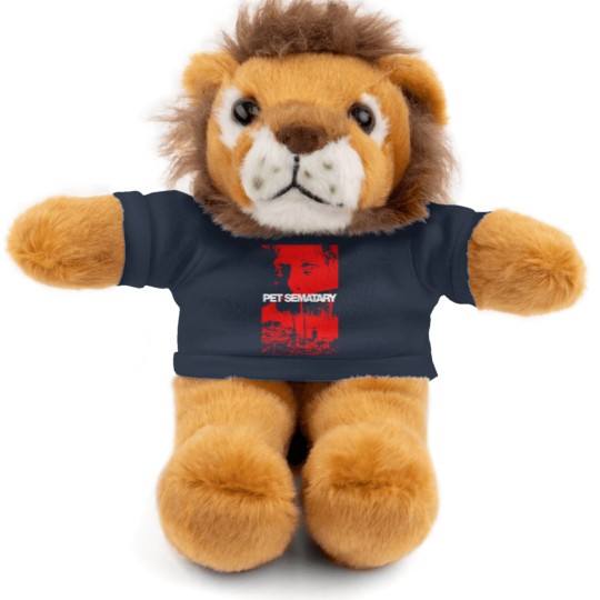 Discover Pet Sematary Poster Art Stuffed Animals With Tee, Pet Sematary Decayed Cat Black Stuffed Animals With Tee