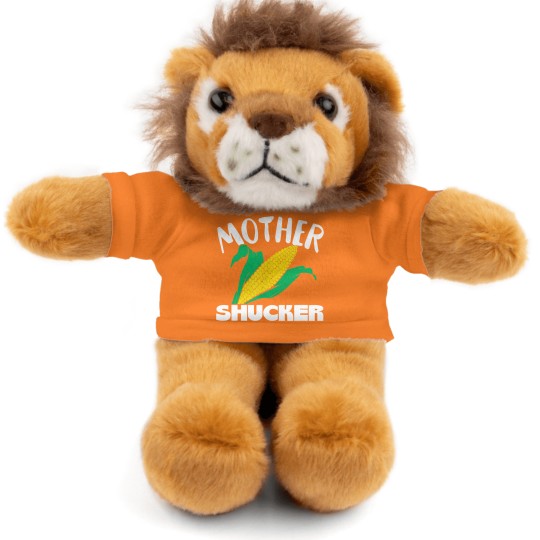 Discover Mother Shucker Mom Pun Funny Corn Farmer Mom Gift Stuffed Animals With Tee Stuffed Animals With Tee