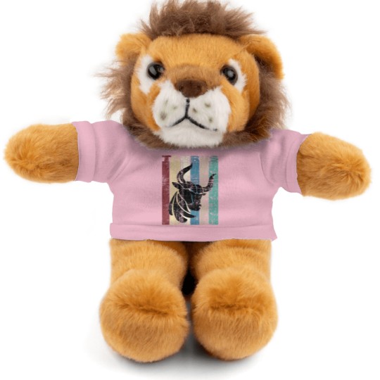 Discover Taurus Vintage Taurus Gift Idea Retro Distressed Stuffed Animals With Tee