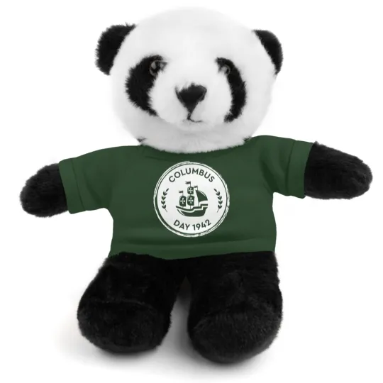 Discover Columbus Day USA America Holiday Christopher Ship Stuffed Animals With Tee