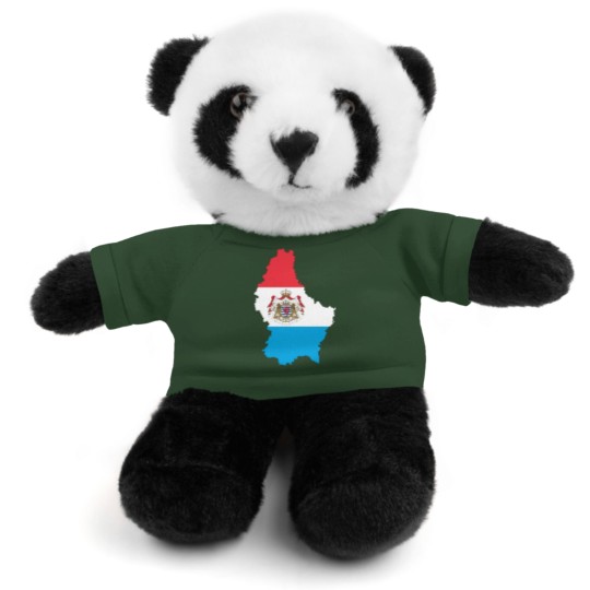 Discover Luxembourg Map Flag With Stroke And Coat Of Arms Stuffed Animals With Tee