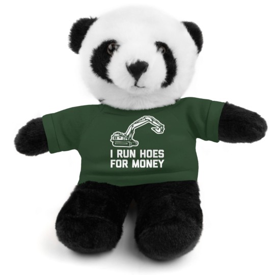 Discover I Run Hoes For Money Construction Worker Humor Stuffed Animals With Tee